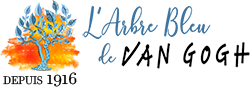 logo  l'arble bleu de vangogh
